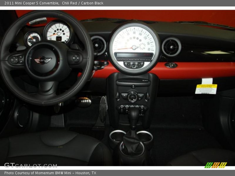 Chili Red / Carbon Black 2011 Mini Cooper S Convertible