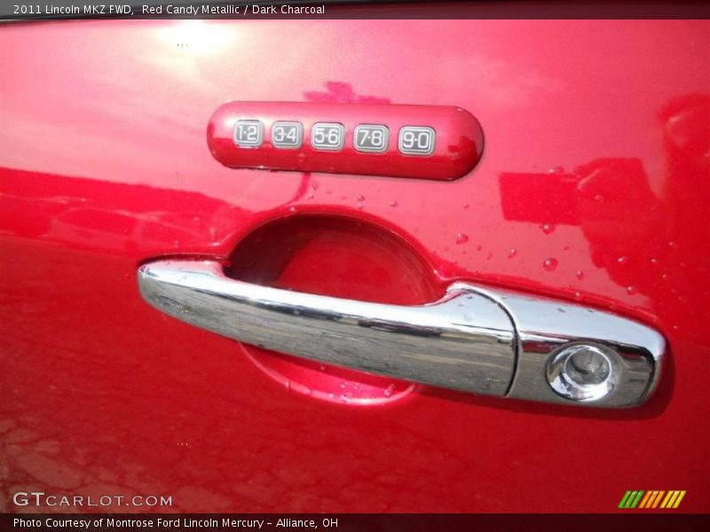 Red Candy Metallic / Dark Charcoal 2011 Lincoln MKZ FWD