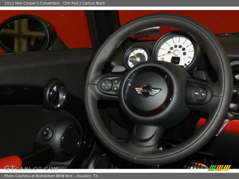 Chili Red / Carbon Black 2011 Mini Cooper S Convertible