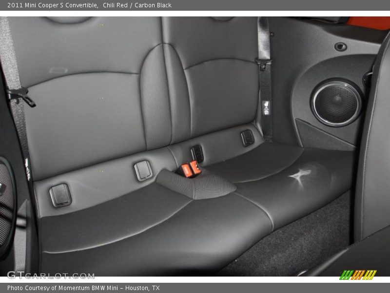  2011 Cooper S Convertible Carbon Black Interior
