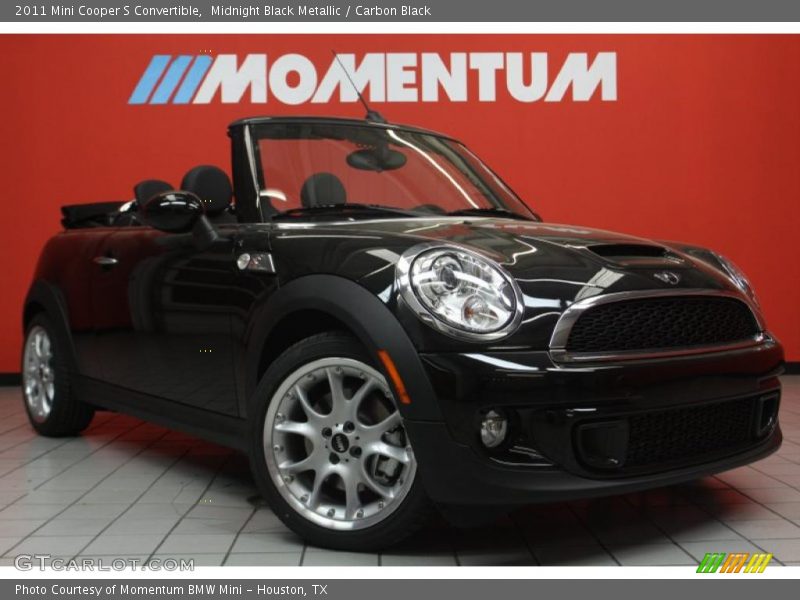 Midnight Black Metallic / Carbon Black 2011 Mini Cooper S Convertible