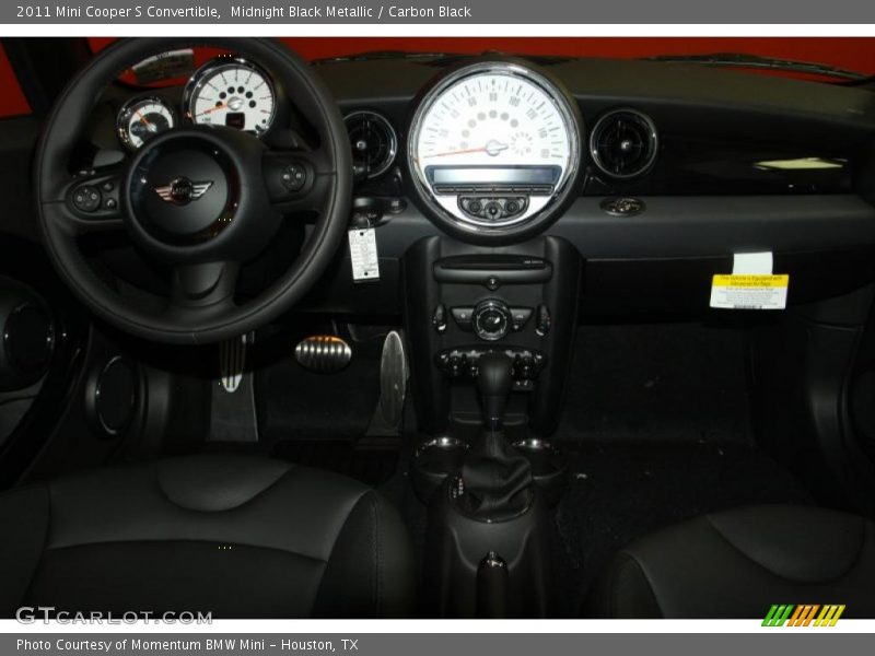Midnight Black Metallic / Carbon Black 2011 Mini Cooper S Convertible