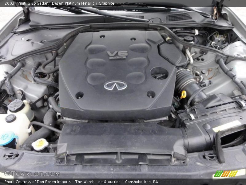 Desert Platinum Metallic / Graphite 2003 Infiniti G 35 Sedan