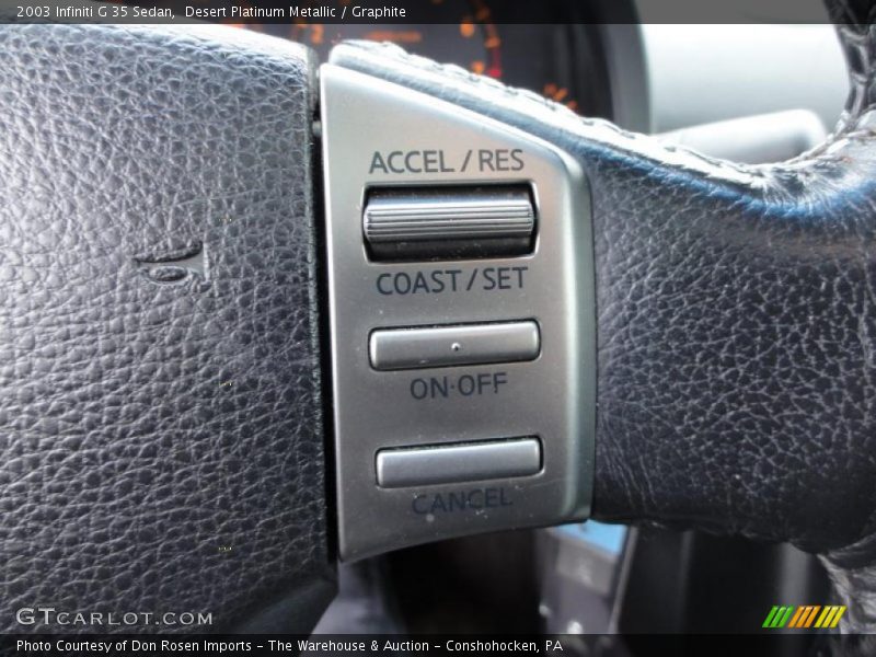 Desert Platinum Metallic / Graphite 2003 Infiniti G 35 Sedan