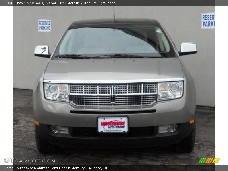 Vapor Silver Metallic / Medium Light Stone 2008 Lincoln MKX AWD