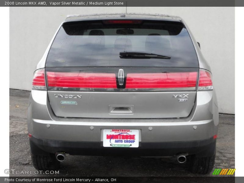 Vapor Silver Metallic / Medium Light Stone 2008 Lincoln MKX AWD