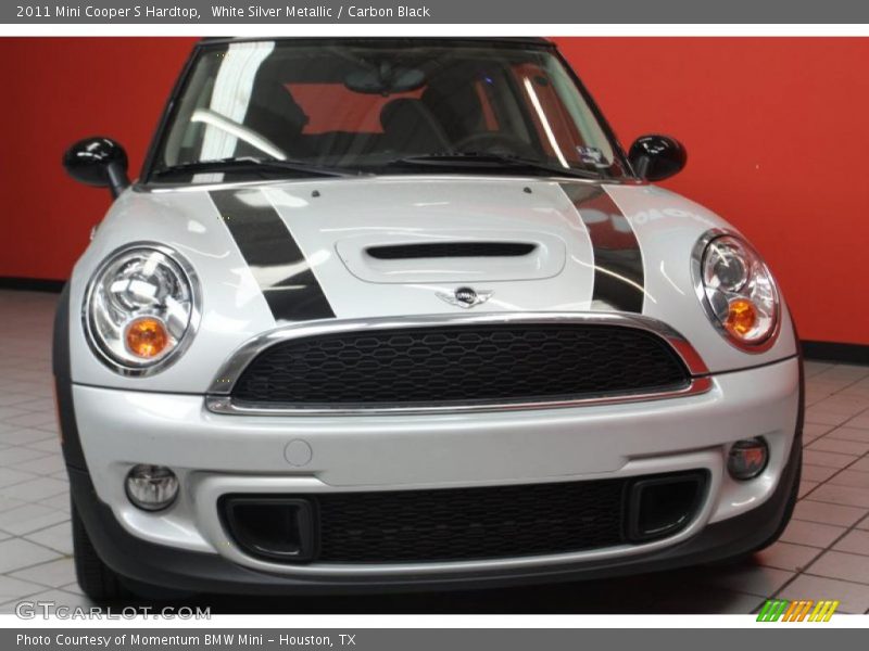 White Silver Metallic / Carbon Black 2011 Mini Cooper S Hardtop
