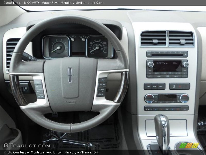 Dashboard of 2008 MKX AWD