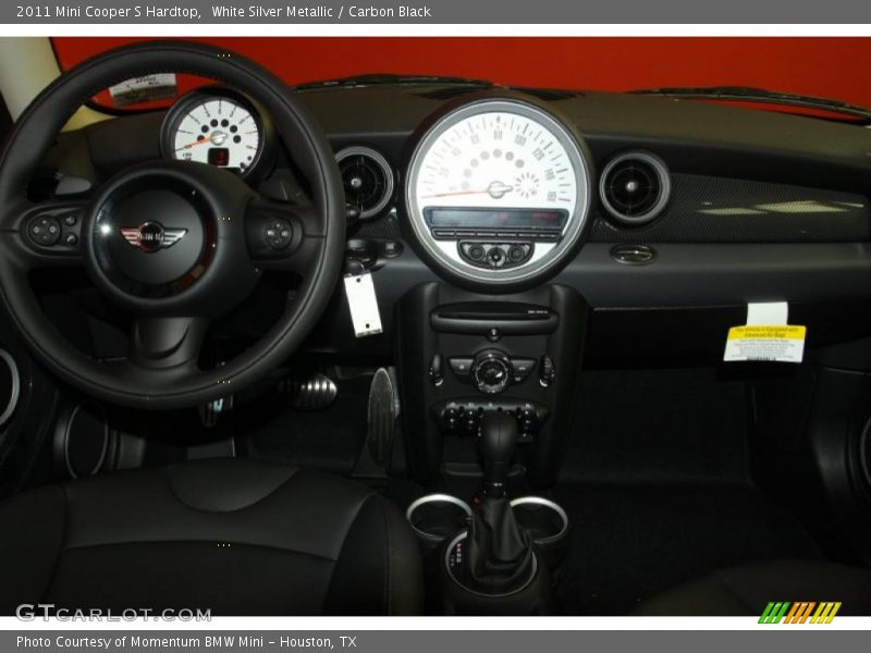 White Silver Metallic / Carbon Black 2011 Mini Cooper S Hardtop