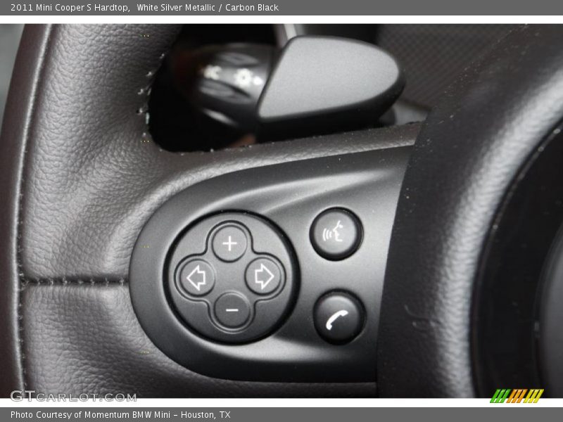 White Silver Metallic / Carbon Black 2011 Mini Cooper S Hardtop