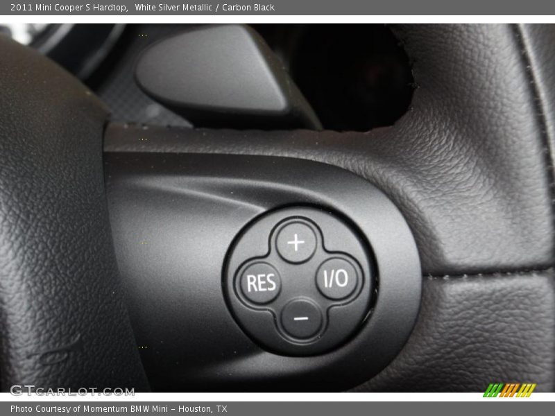 White Silver Metallic / Carbon Black 2011 Mini Cooper S Hardtop
