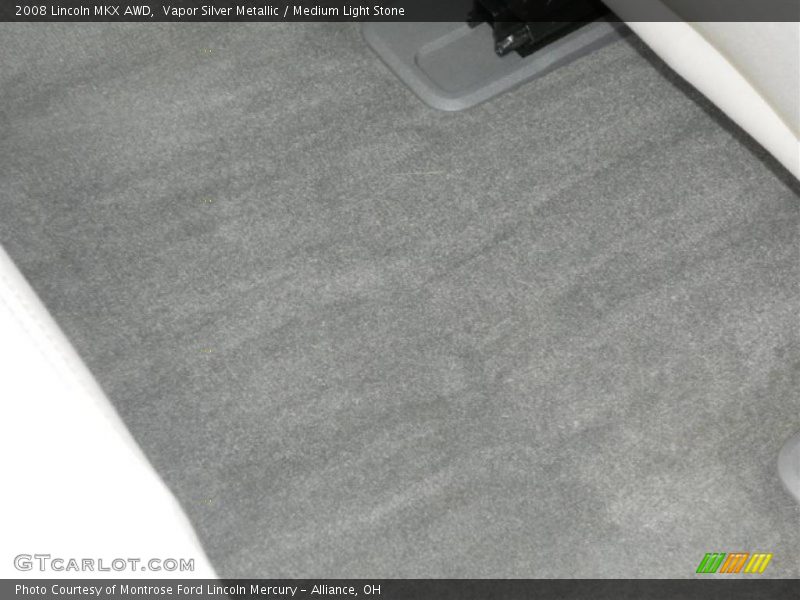 Vapor Silver Metallic / Medium Light Stone 2008 Lincoln MKX AWD