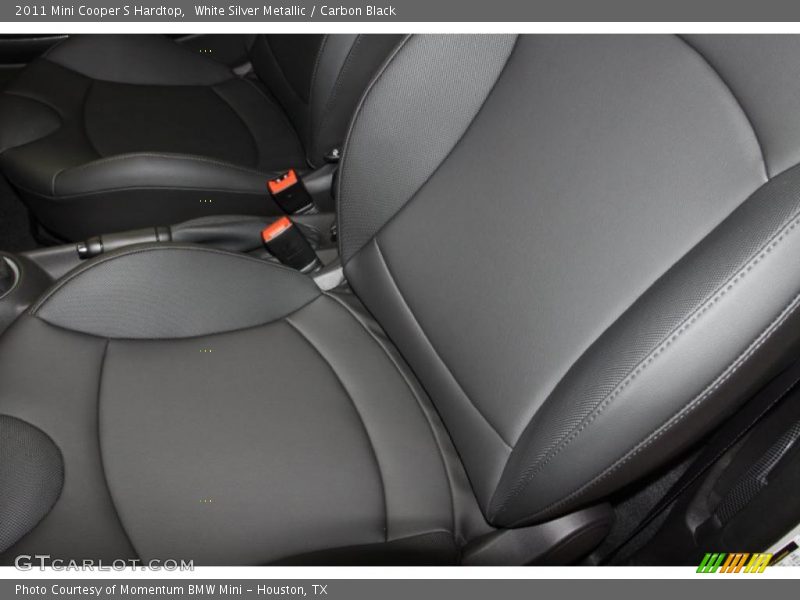 White Silver Metallic / Carbon Black 2011 Mini Cooper S Hardtop