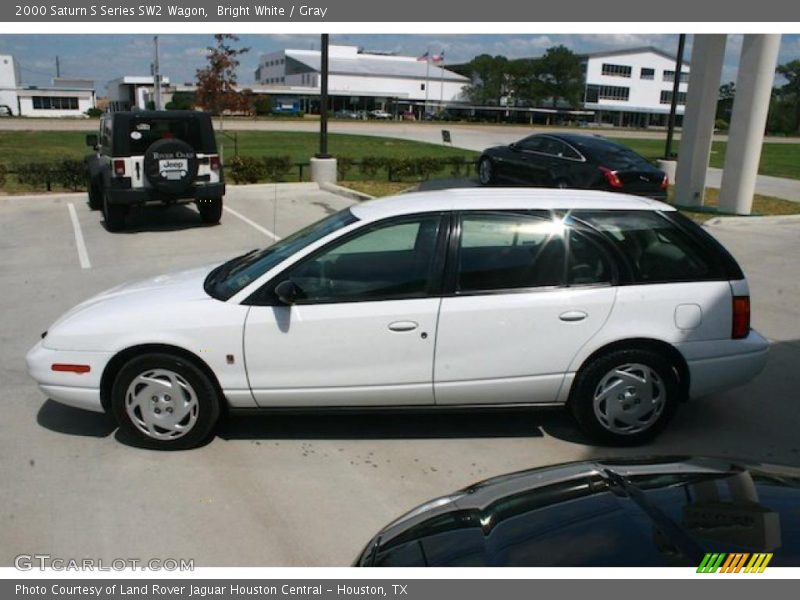 Bright White / Gray 2000 Saturn S Series SW2 Wagon