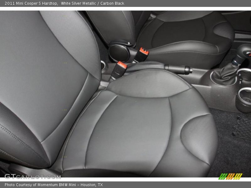 White Silver Metallic / Carbon Black 2011 Mini Cooper S Hardtop