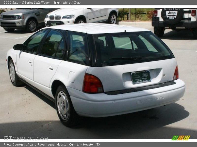 Bright White / Gray 2000 Saturn S Series SW2 Wagon