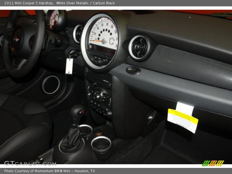 White Silver Metallic / Carbon Black 2011 Mini Cooper S Hardtop