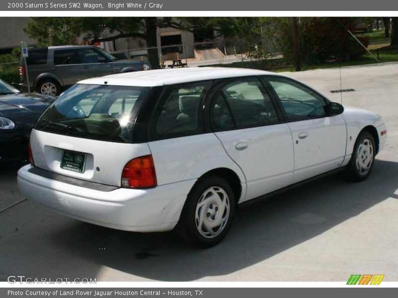 Bright White / Gray 2000 Saturn S Series SW2 Wagon