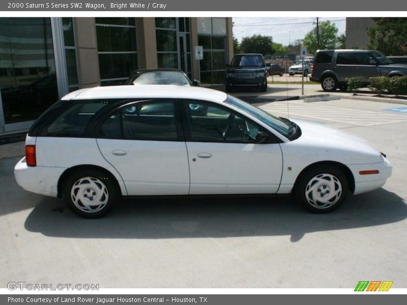 Bright White / Gray 2000 Saturn S Series SW2 Wagon