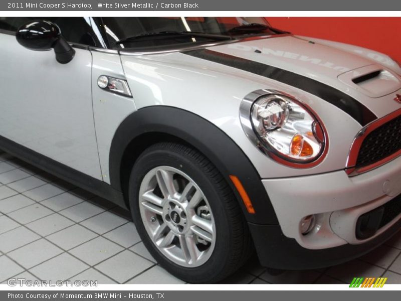 White Silver Metallic / Carbon Black 2011 Mini Cooper S Hardtop