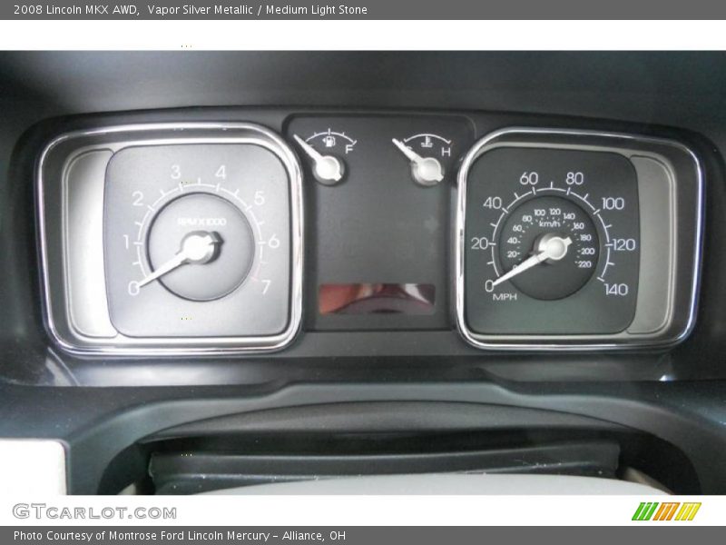  2008 MKX AWD AWD Gauges