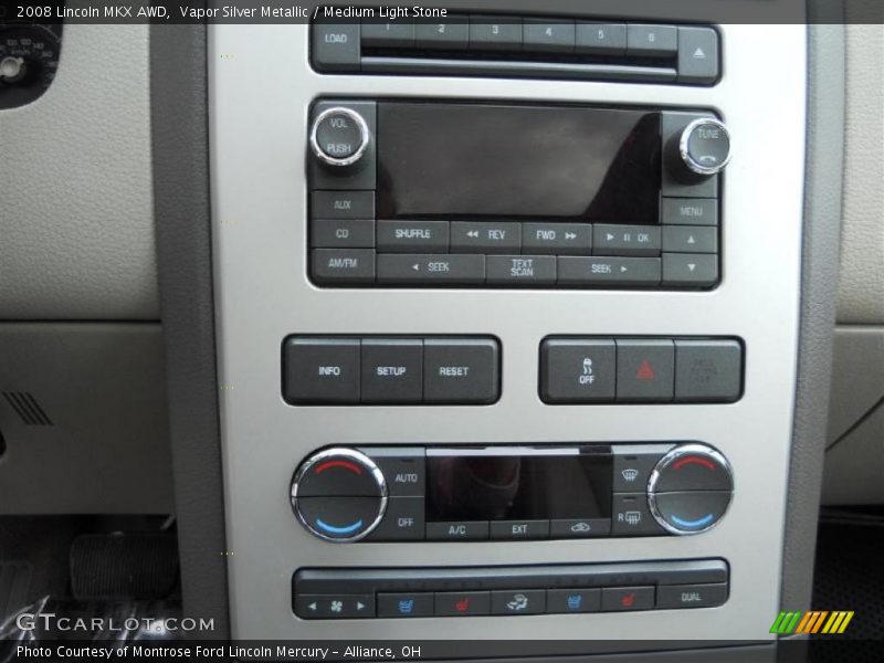 Controls of 2008 MKX AWD