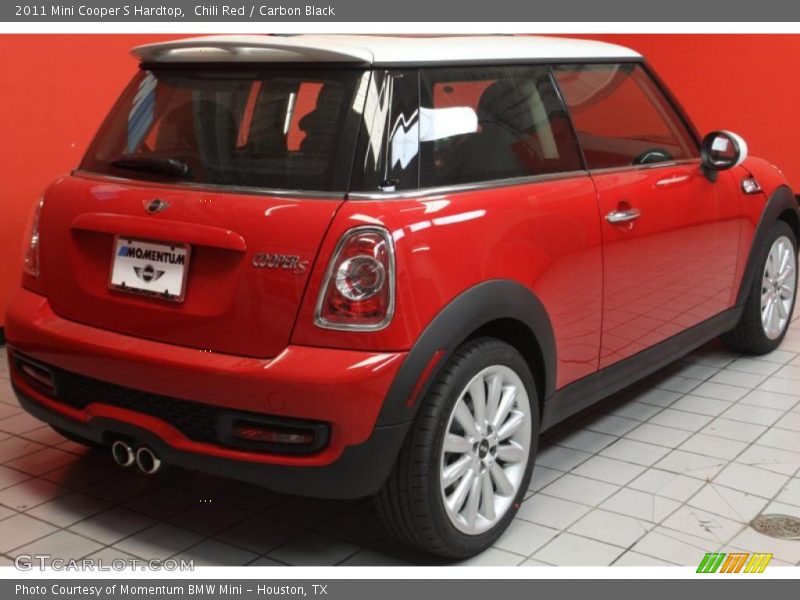 Chili Red / Carbon Black 2011 Mini Cooper S Hardtop