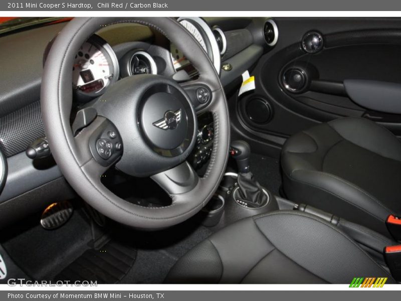 Chili Red / Carbon Black 2011 Mini Cooper S Hardtop