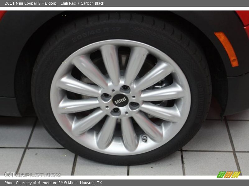 Chili Red / Carbon Black 2011 Mini Cooper S Hardtop