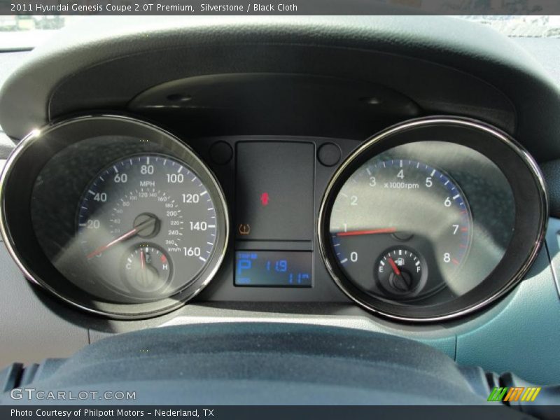  2011 Genesis Coupe 2.0T Premium 2.0T Premium Gauges