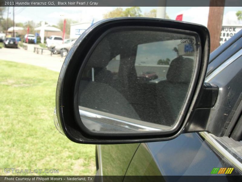 Black Noir Pearl / Gray 2011 Hyundai Veracruz GLS