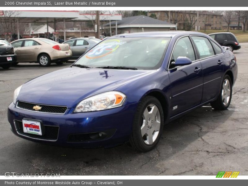 Laser Blue Metallic / Neutral Beige 2006 Chevrolet Impala SS