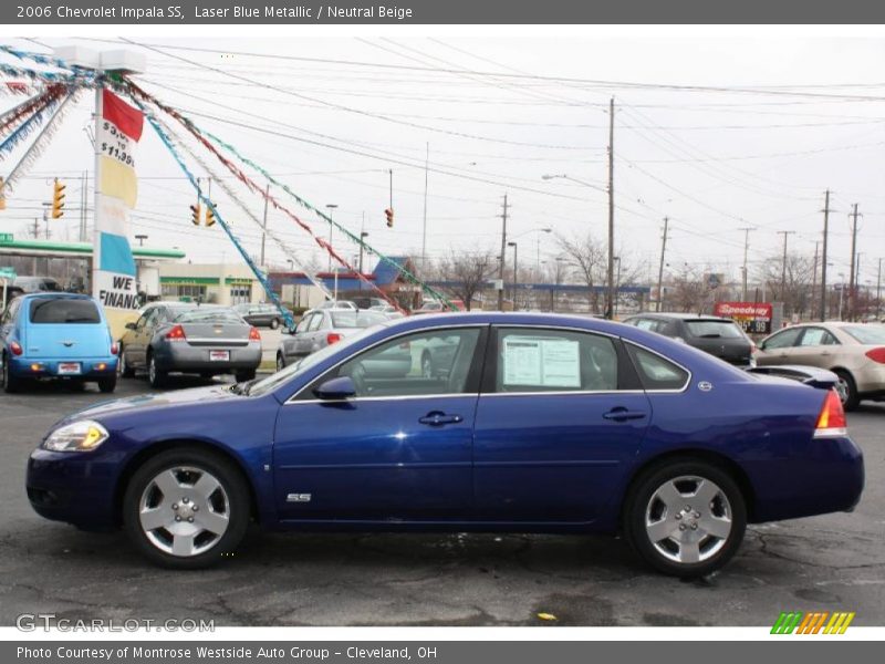 Laser Blue Metallic / Neutral Beige 2006 Chevrolet Impala SS