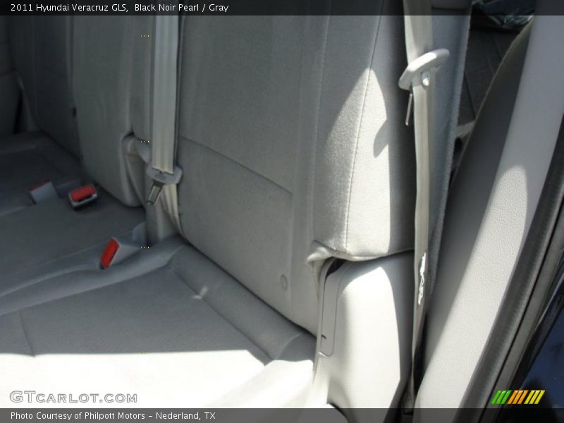Black Noir Pearl / Gray 2011 Hyundai Veracruz GLS