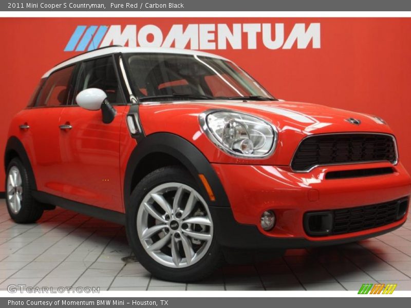 Pure Red / Carbon Black 2011 Mini Cooper S Countryman