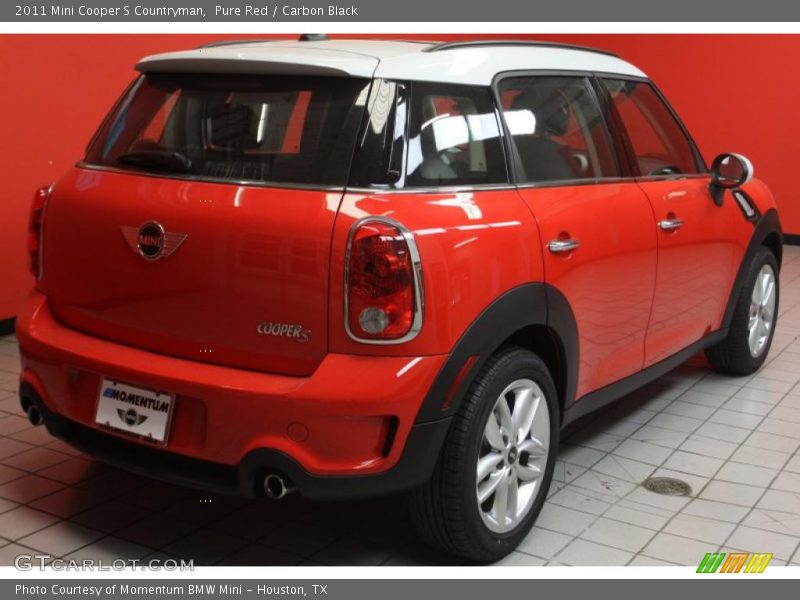 Pure Red / Carbon Black 2011 Mini Cooper S Countryman