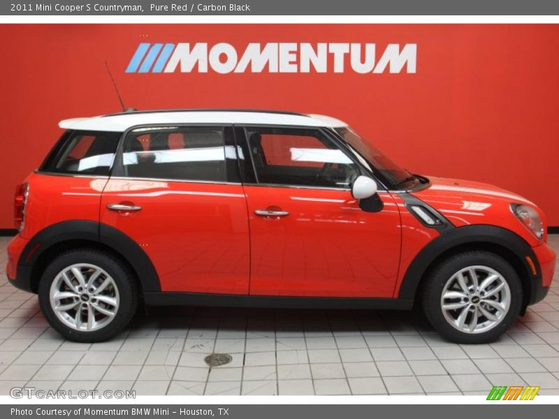 Pure Red / Carbon Black 2011 Mini Cooper S Countryman