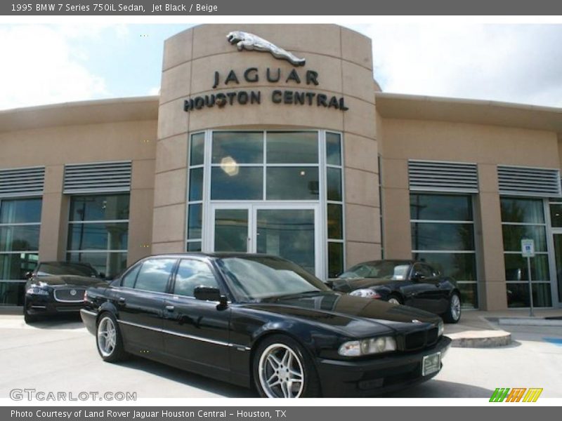 Jet Black / Beige 1995 BMW 7 Series 750iL Sedan