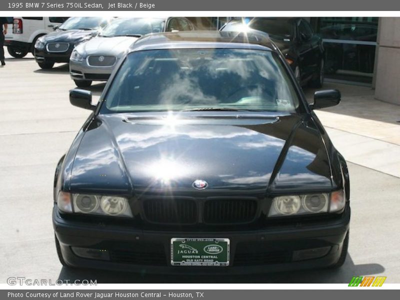Jet Black / Beige 1995 BMW 7 Series 750iL Sedan