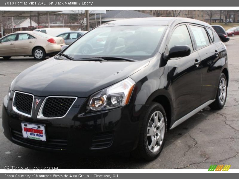 Jet Black Metallic / Ebony 2010 Pontiac Vibe 2.4L