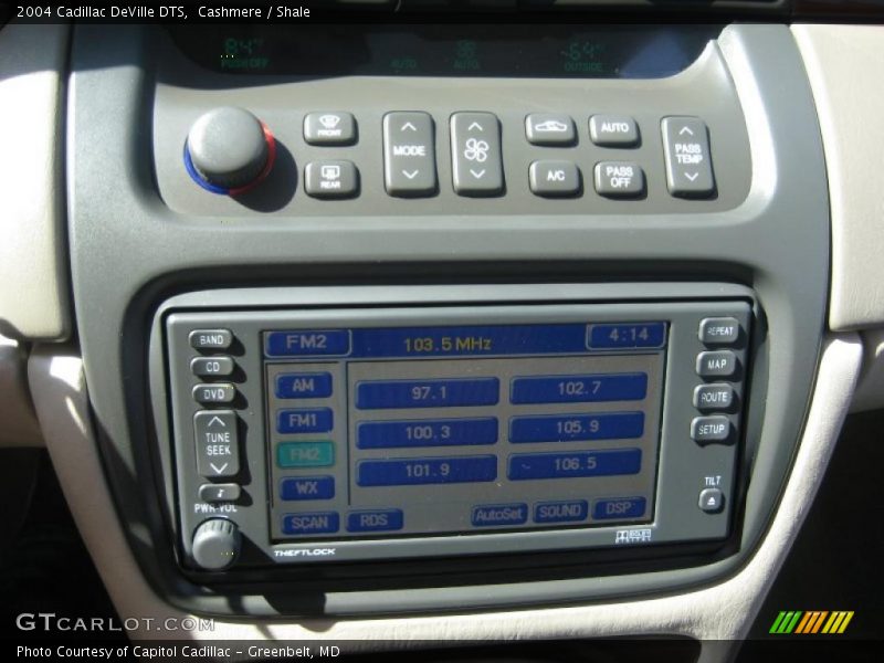 Controls of 2004 DeVille DTS