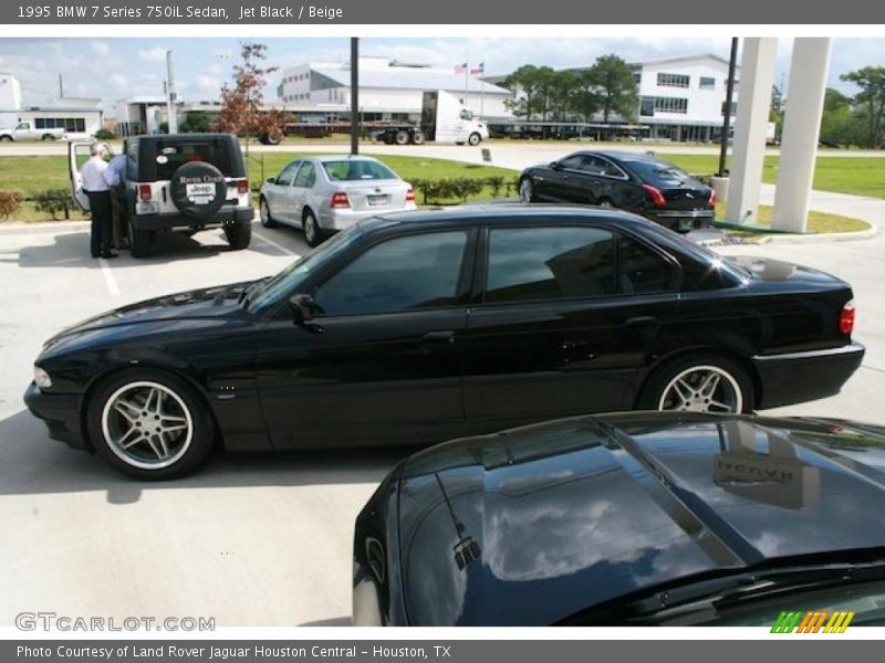 Jet Black / Beige 1995 BMW 7 Series 750iL Sedan