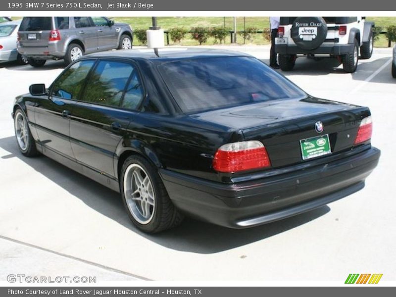 Jet Black / Beige 1995 BMW 7 Series 750iL Sedan