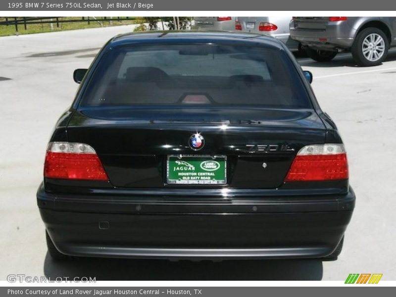 Jet Black / Beige 1995 BMW 7 Series 750iL Sedan