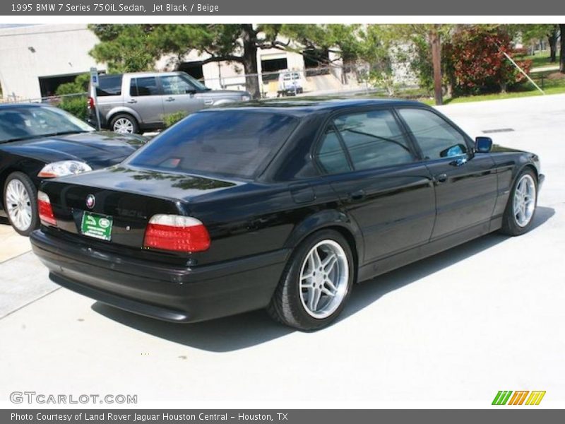 Jet Black / Beige 1995 BMW 7 Series 750iL Sedan