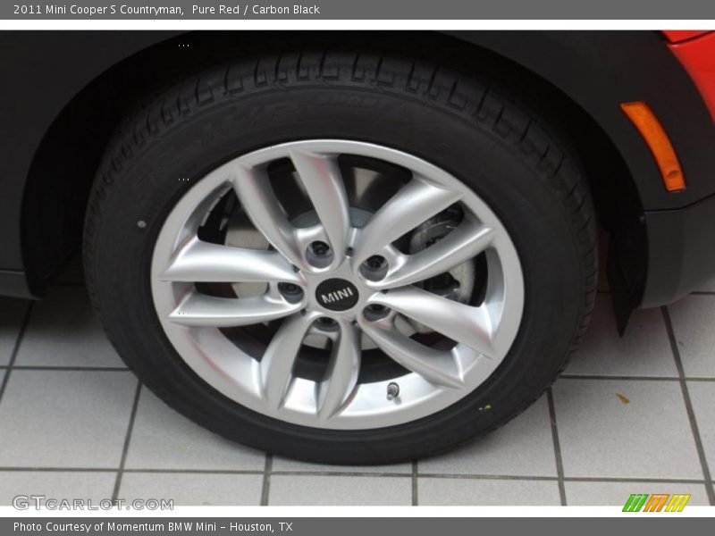 Pure Red / Carbon Black 2011 Mini Cooper S Countryman