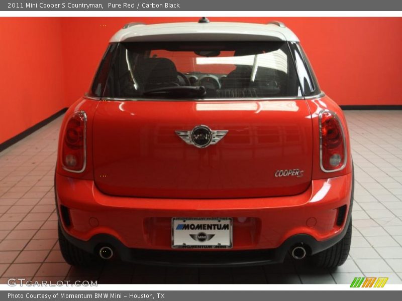 Pure Red / Carbon Black 2011 Mini Cooper S Countryman