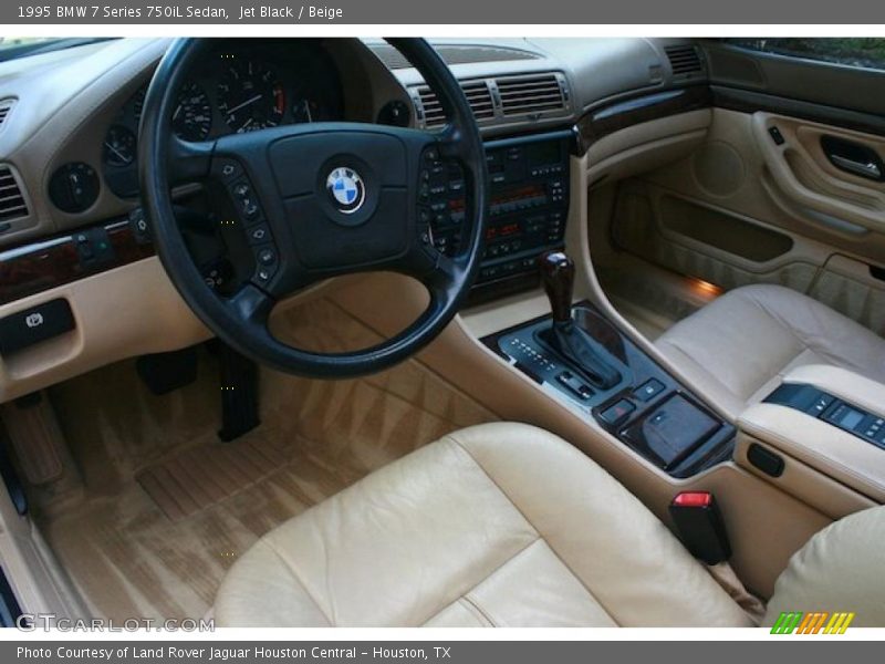 Beige Interior - 1995 7 Series 750iL Sedan 