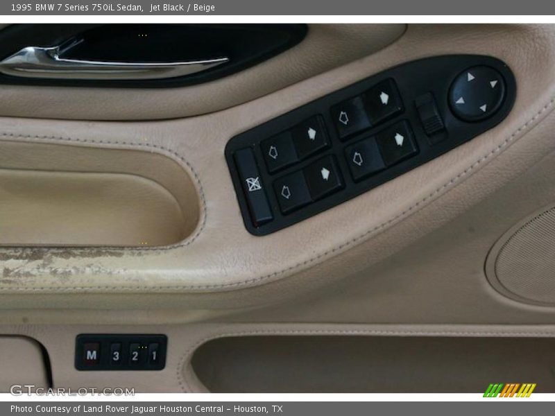 Jet Black / Beige 1995 BMW 7 Series 750iL Sedan