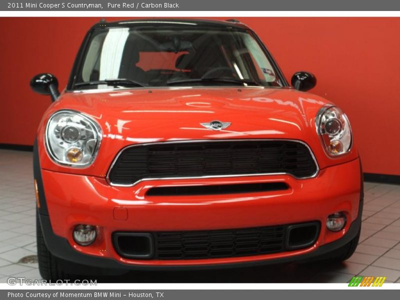 Pure Red / Carbon Black 2011 Mini Cooper S Countryman